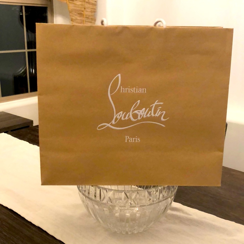 Louboutin shopping bag